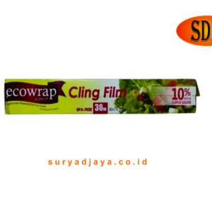 Ecowrap Cling menghadirkan plastik wrap yang 100% food grade, bebas BPA, aman untuk kontak langsung dengan segala jenis makanan.